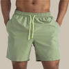 Heren Sneldrogende Zwembroek | Stretch Stof | Half-Lange Shorts