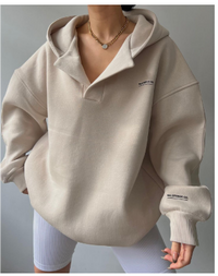 Warme dames hoodie voor winterdagen – Sibylla