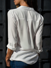 Losse damesblouse met knoopsluiting – Isabella
