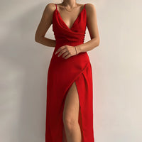 Stylish Spaghettiband jurk – Elara