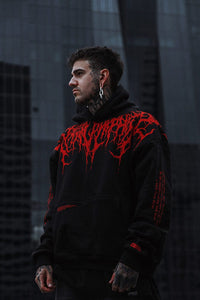 Oversized Heavy Hoodie met Print – Damon