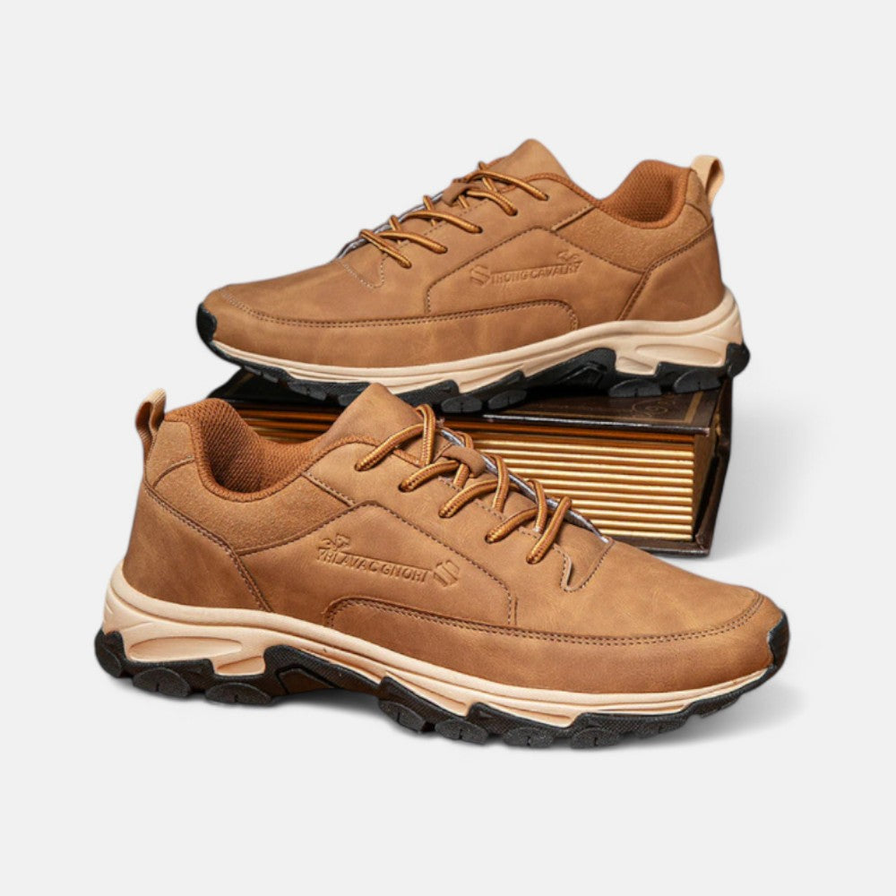 Sportieve Leren Veterschoenen voor Heren  - Liam