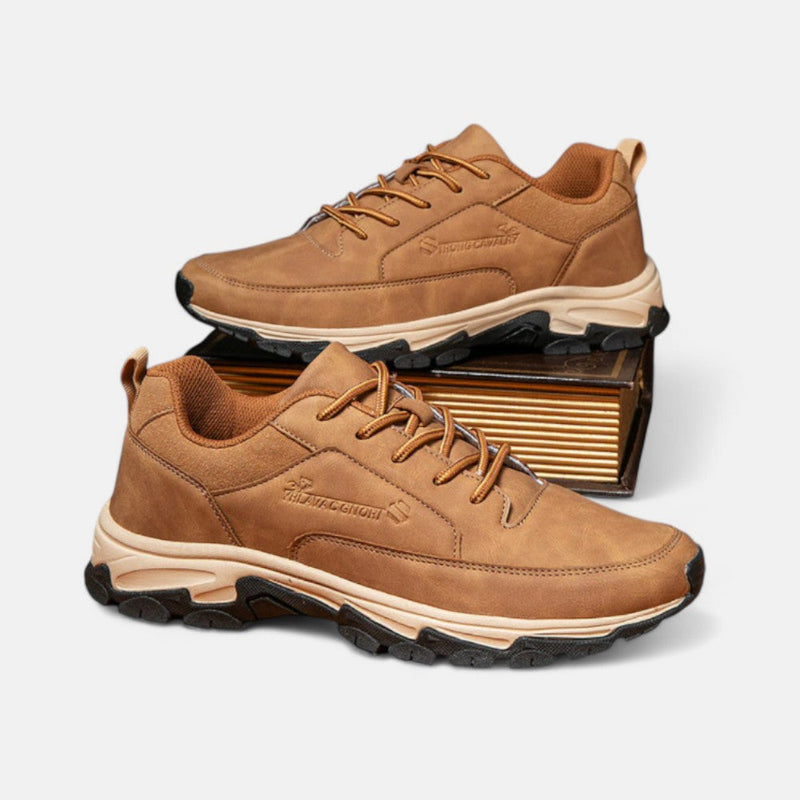 Sportieve Leren Veterschoenen voor Heren  - Liam