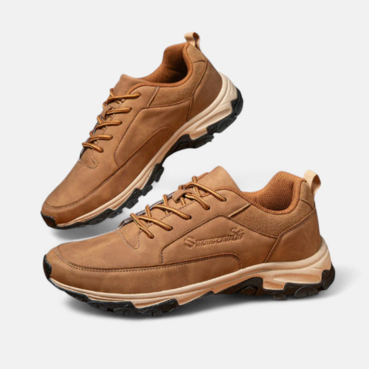 Sportieve Leren Veterschoenen voor Heren  - Liam