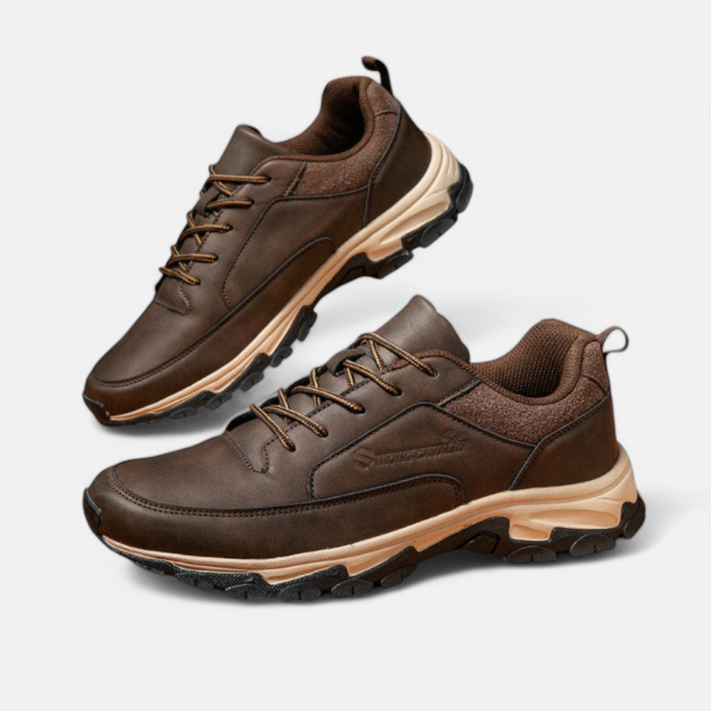 Sportieve Leren Veterschoenen voor Heren  - Liam