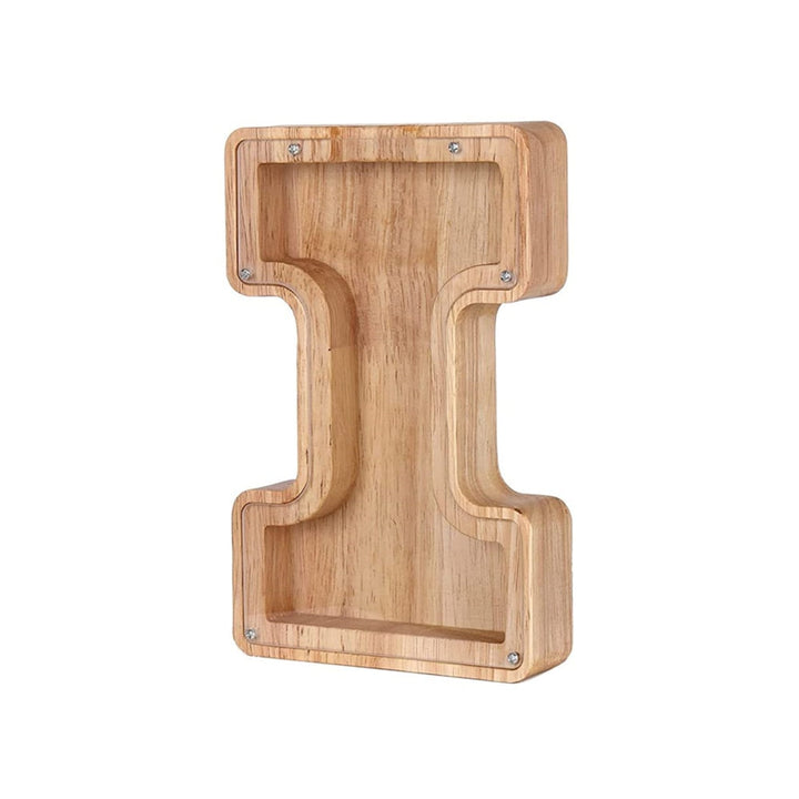 Houten Alfabet Spaarpot - LetterSaver