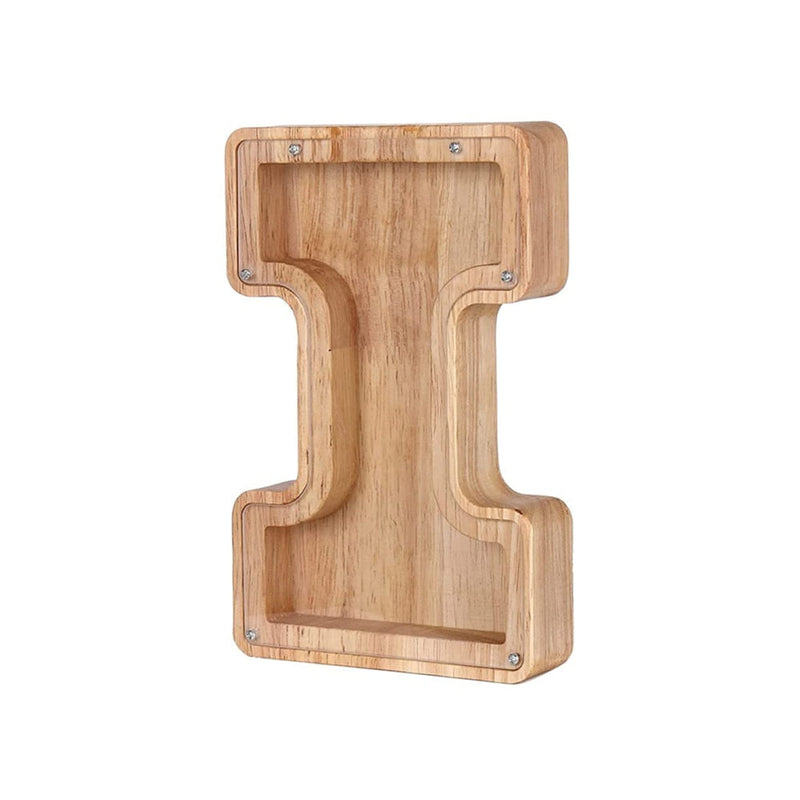 Houten Alfabet Spaarpot - LetterSaver