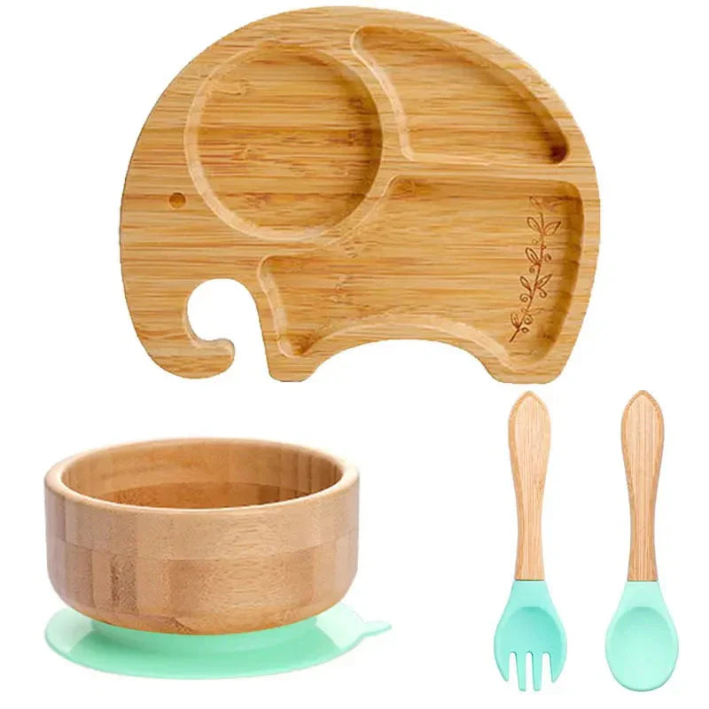 Kinderservies Set met Zuignap - EcoFeast