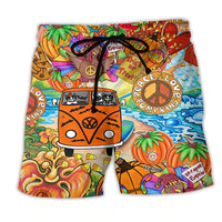 Heren Zwemshort met Graffiti Print – NovaBay