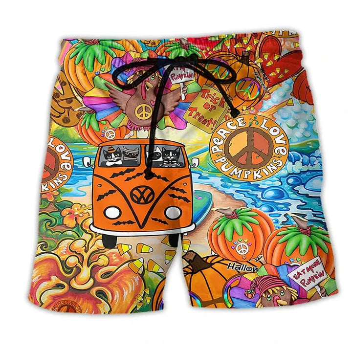 Heren Zwemshort met Graffiti Print – NovaBay