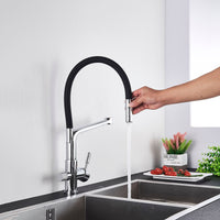 Keukenkraan met Dubbele Uitloop en Waterfiltratie - PureFlow Duo