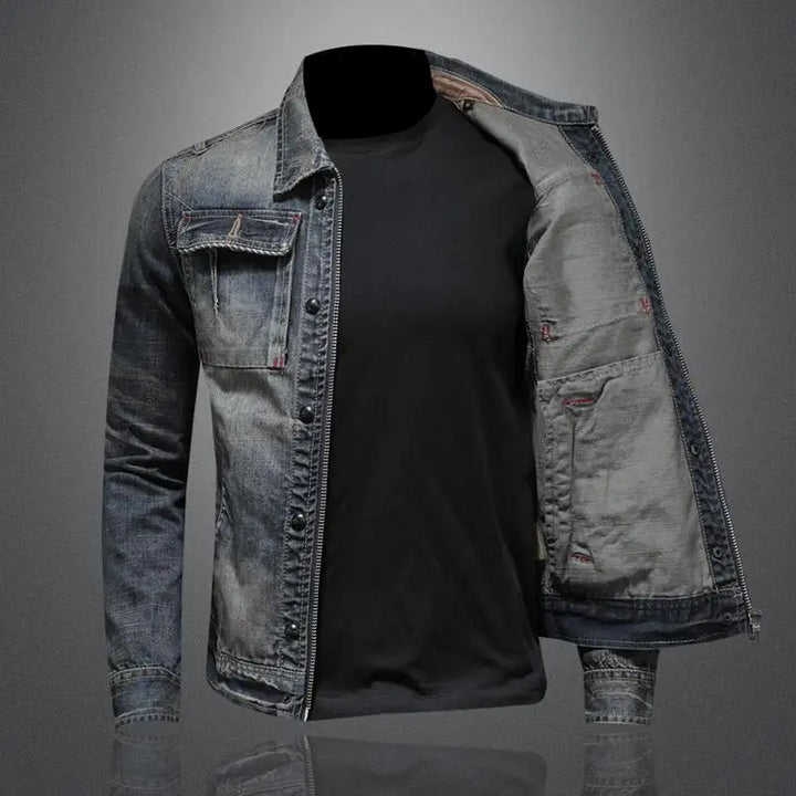 Retro Jeansjack in Vintage stijl – Jasper