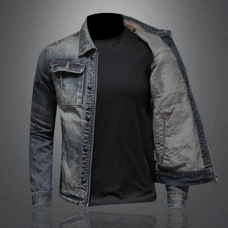 Retro Jeansjack in Vintage stijl – Jasper