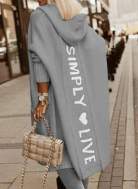 Trendy Oversized Damesvest - Amelie