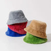 Warme Herfst Bucket Hat van Konijnenbont voor Dames - Lorna