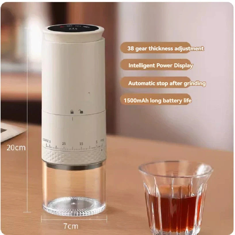 Draagbare Elektrische Koffiemolen - BeanBuddy