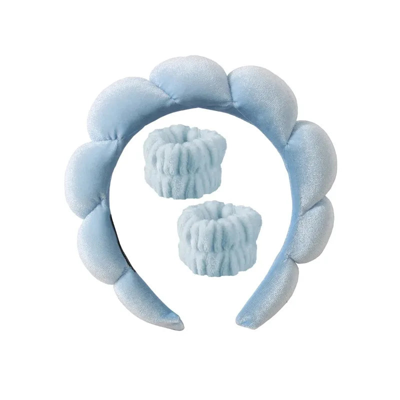 Pluche Spa Hoofdband & Polsband Set - Fluffiea