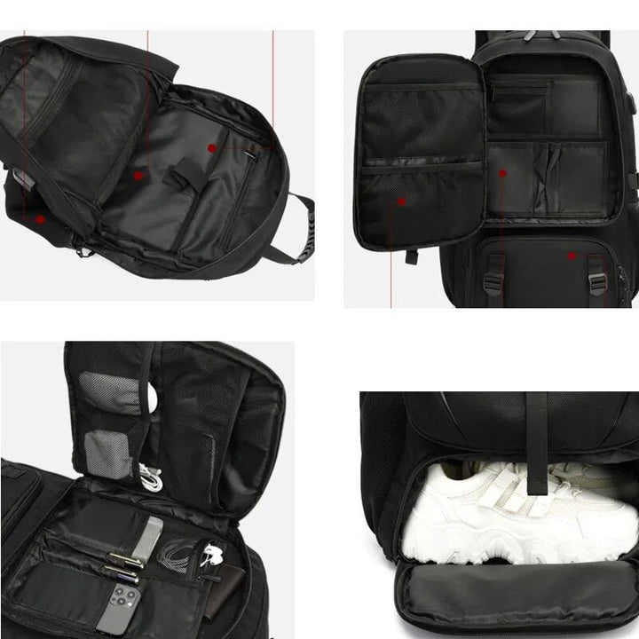 Rugzak met USB-aansluiting en Grote Capaciteit (50-80L) - UrbanTrail