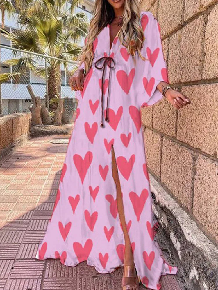 Stijlvolle Strandjurk met Print - Zamara