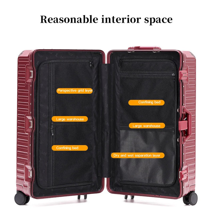 Brede Handgreep Hardcase Koffer – Lissabon