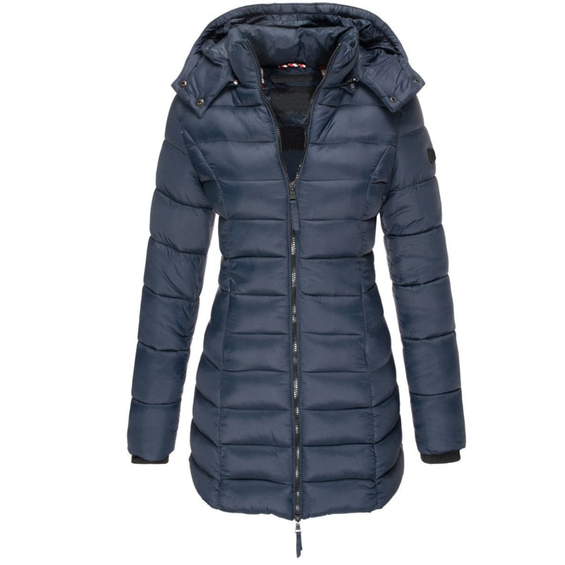 Dames Parka met Capuchon en Donsvulling - Elena