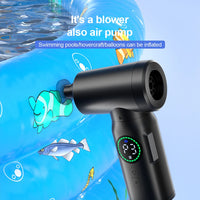 2-in-1 Draagbare Persluchtstofzuiger en Blazer met LED-Licht (7500mAh) - AirMaster