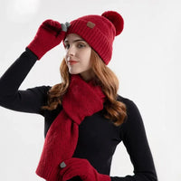 Trendy Dames Winter Beanie Set - Lara