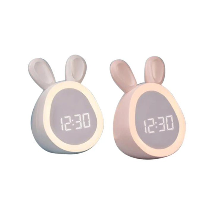 Kinderwekker in Konijnvorm met LED Nachtlamp - BunniGlow