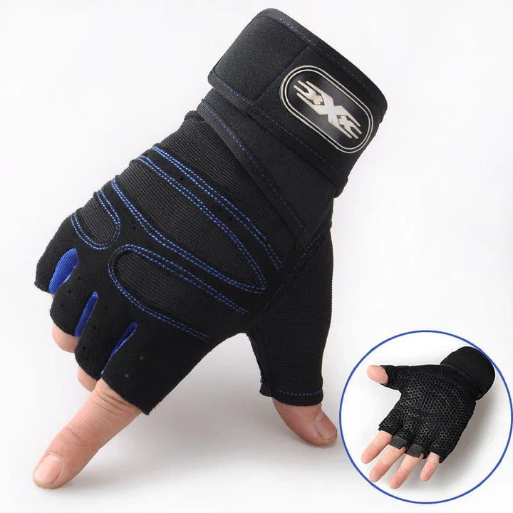 Schokbestendige en Ondersteunende Gym Handschoenen - FitFlex