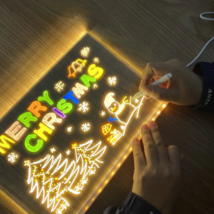 Schermloos LED Tekenbord voor Creatieve Kinderen - LumoPad