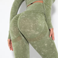 Naadloze Dames Yoga Set met Cropped Top - Nova
