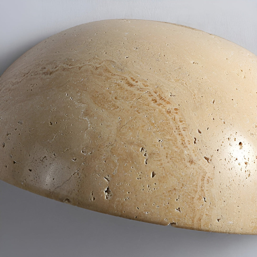 Halfronde LED Wabi-Sabi Wandlamp - ZenGlow