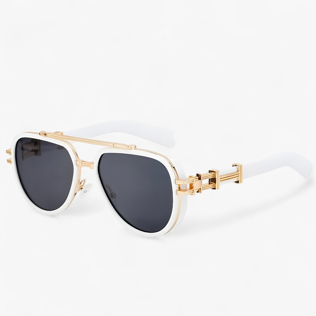 Oversized Steampunk Zonnebril met Gepolariseerde Glazen – Arclight