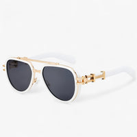 Oversized Steampunk Zonnebril met Gepolariseerde Glazen – Arclight
