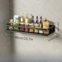 Modern Zwart Keukenrek - MetroRack