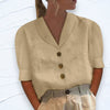 Chic Dames Blouse met Kraag en Knopen - Vivienne