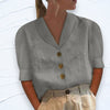 Chic Dames Blouse met Kraag en Knopen - Vivienne