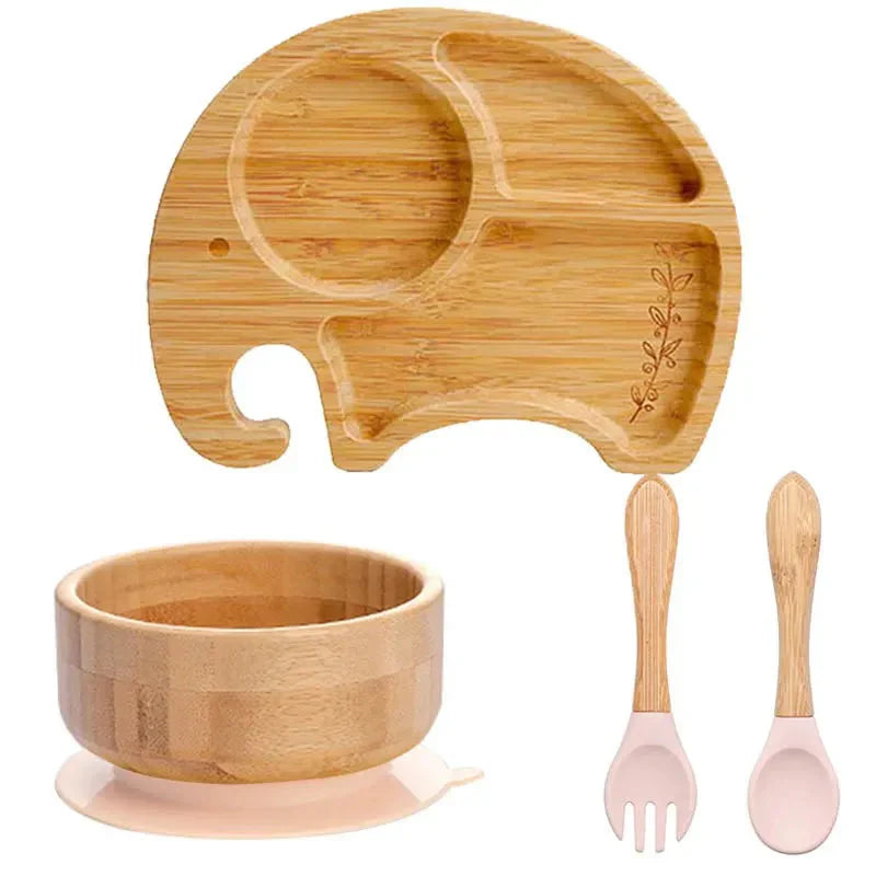 Kinderservies Set met Zuignap - EcoFeast