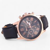 Luxe Waterdicht Dameshorloge met Leren Band – Camille