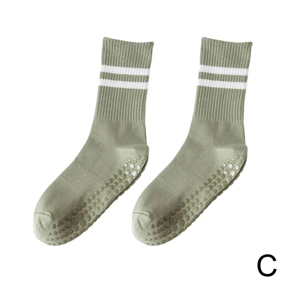 Antislip Mid-Tube Sportsokken voor Fitness en Yoga - GripFit (1+1 Gratis)