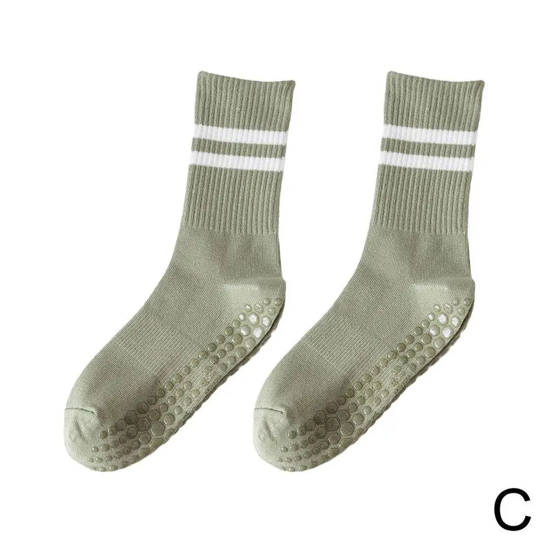 Antislip Mid-Tube Sportsokken voor Fitness en Yoga - GripFit (1+1 Gratis)
