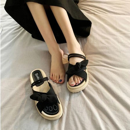 Espadrille Sandalen met Wikkelbanden - Sienna