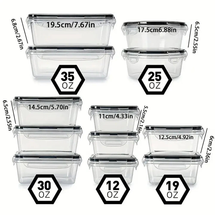12-delige Voedselcontainer Set - FoodSaver