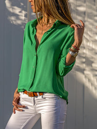 Trendy Dames Blouse met Knoopsluiting – Lorena