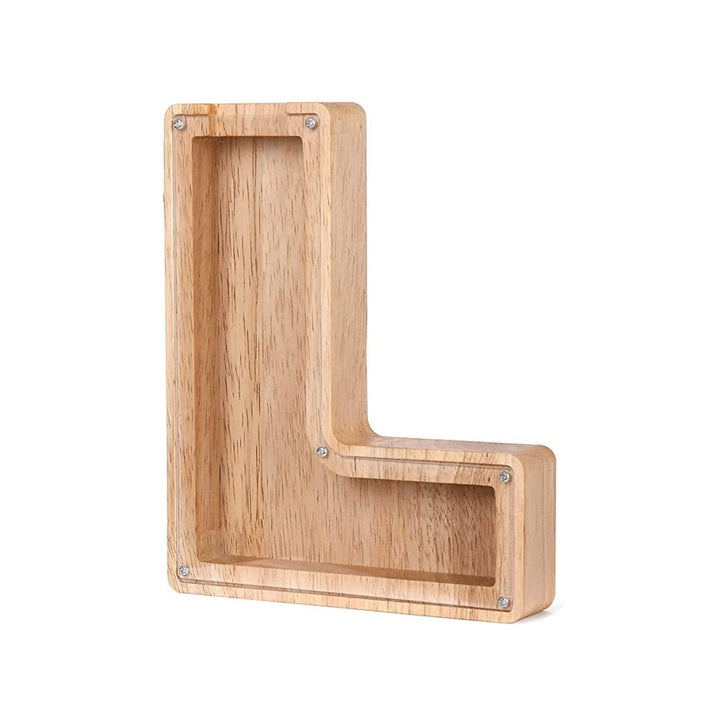 Houten Alfabet Spaarpot - LetterSaver
