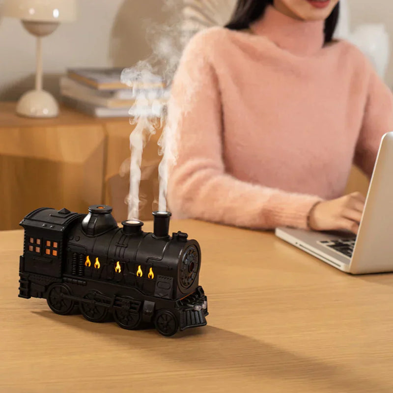 Aromatherapie Locomotief Diffuser & Luchtbevochtiger - SteamLuxe