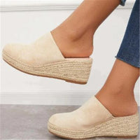 Retro Chique Sleehak Sandalen - Vera