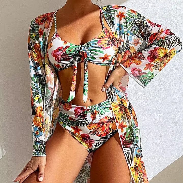 Bikiniset met Hoge Taille en Cover-up – Amira
