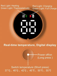 Draagbare Babyfles Verwarmer met Temperatuurregeling - WarmEase