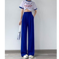 Casual Hoge Taille Damesbroek met Wijde Pijpen - Emilia